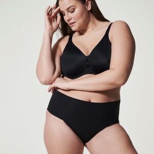 SPANX | Undie-tectable® Smoothing Thong, in Very Black, Size L, NWT